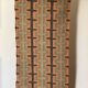 2x6 Ft - Tapis Kilim en jute et laine fait main d'occasion, tapis traditionnel indien.