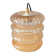 Vintage pendant lamp molded glass 60/70s