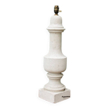 Stone baluster lamp base
