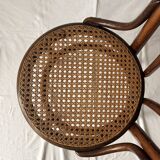 Bistro chair with caned seat, Thonet type