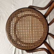 Chaise bistro assise cannée type Thonet