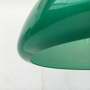 Mid-century green Italian table lamp Toledo by Luigi Massoni for Guzzini, 1960s.