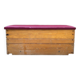 Old gymnastics plinth