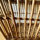 Large vintage wicker basket