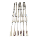 Set of Cristofle Cluny cutlery