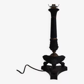 Antique lamp base with lion's paw - Restoration Period - Empire