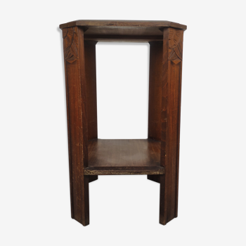 Pedestal table art deco style side table