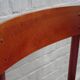 Set of six red stained Farstrup dining chairs 'model 250', Denmark, 1960s