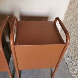Paire de chevets d'internat