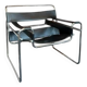 Armchair in the style of Wassily by Brauer around 1980.
