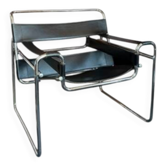 Armchair in the style of Wassily by Brauer around 1980.