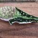 Vintage French majolica spoon rest in the shape of an artichoke