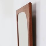 Minimalistic designed Mid-Century Danish Mirror in teak, 1960s