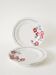 Set of 4 St Amand flat plates, Printemps model, 1950.