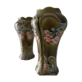 Barbotine vase, Art Deco