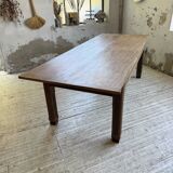 Country farmhouse table in solid beech and oak 2.5m XL