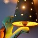 1950s ceramic wall light