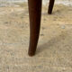 Tabouret de bar vintage en bois & cannage