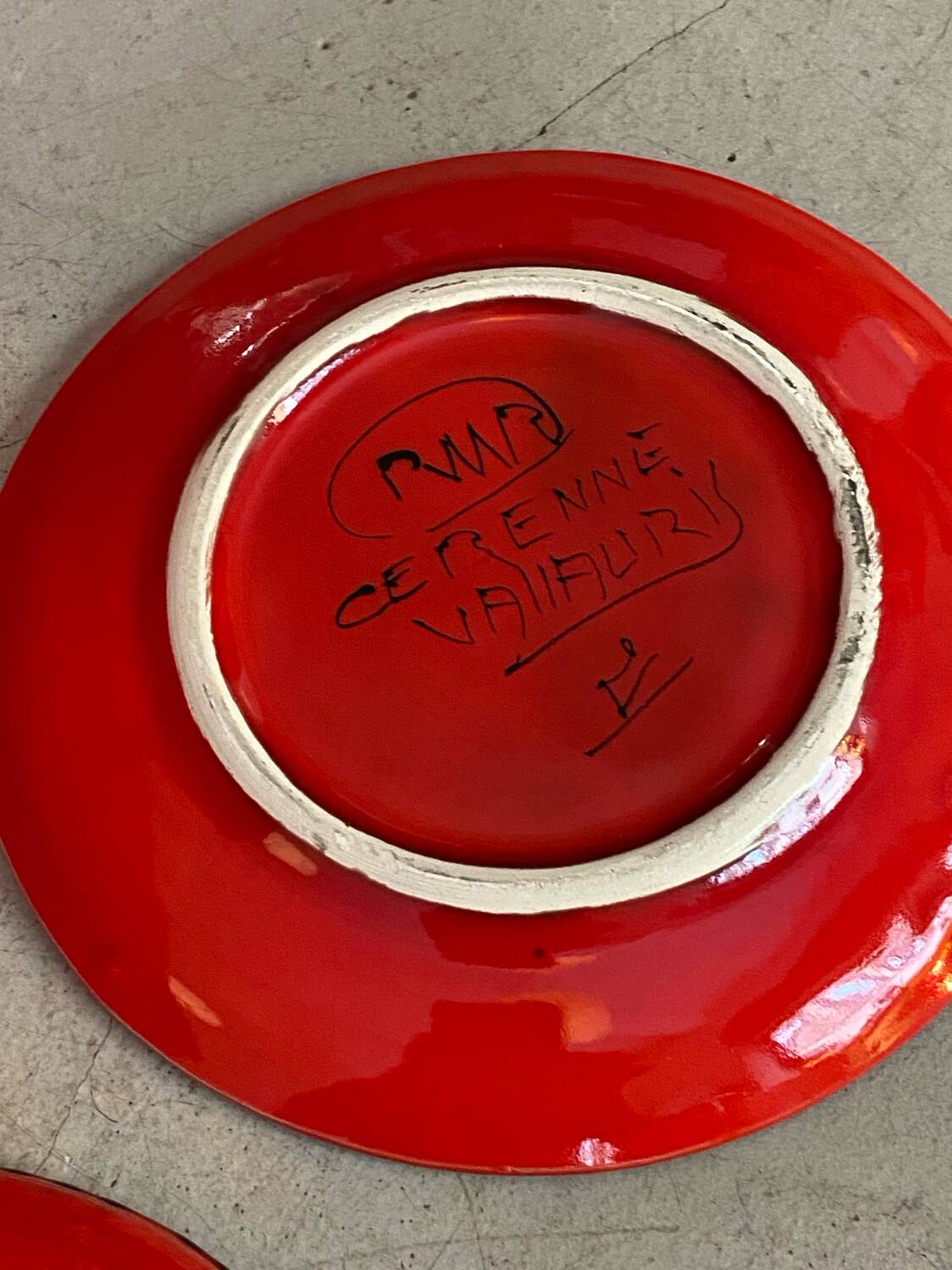 Dessert plates Cérenne Vallauris