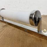 Applique murale Art Déco vintage en verre opale, années 1930