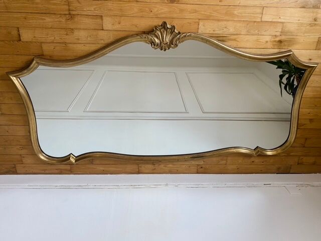 Old golden mirror 164x87cm