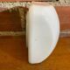 Antique square white opaline ceiling light