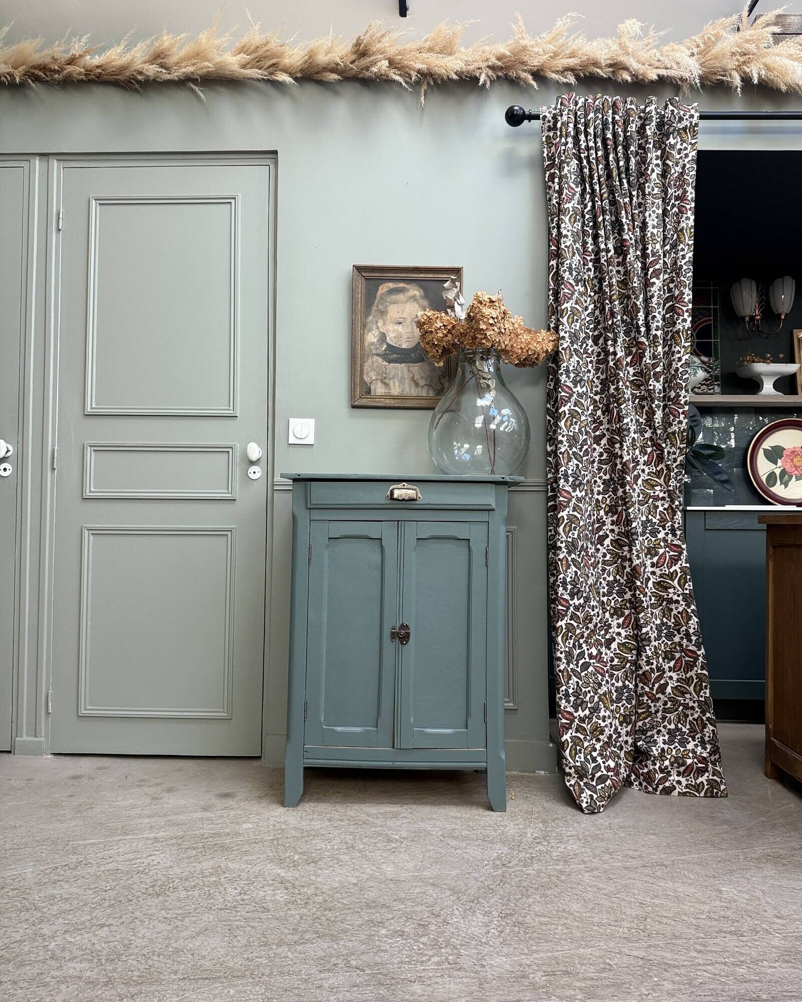 Small Parisian painted buffet (renovated)