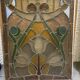 Art Nouveau stained glass window