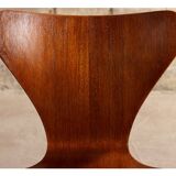 Chairs series 7, No.3107 by Arne Jacobsen for Fritz Hansen, teak butterfly, Denmark, circa 1955