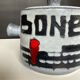 Vintage ceramic bonbonnière from Vallauris, signed.