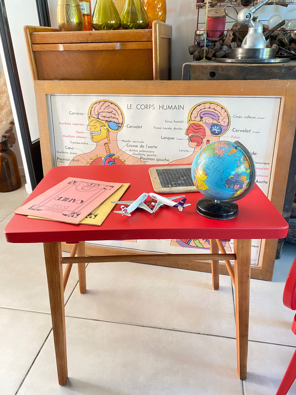 Baumann desk and children's chair set