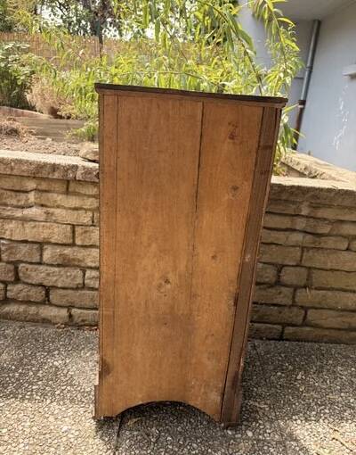 Antique solid wood bedside table / small accent piece of furniture