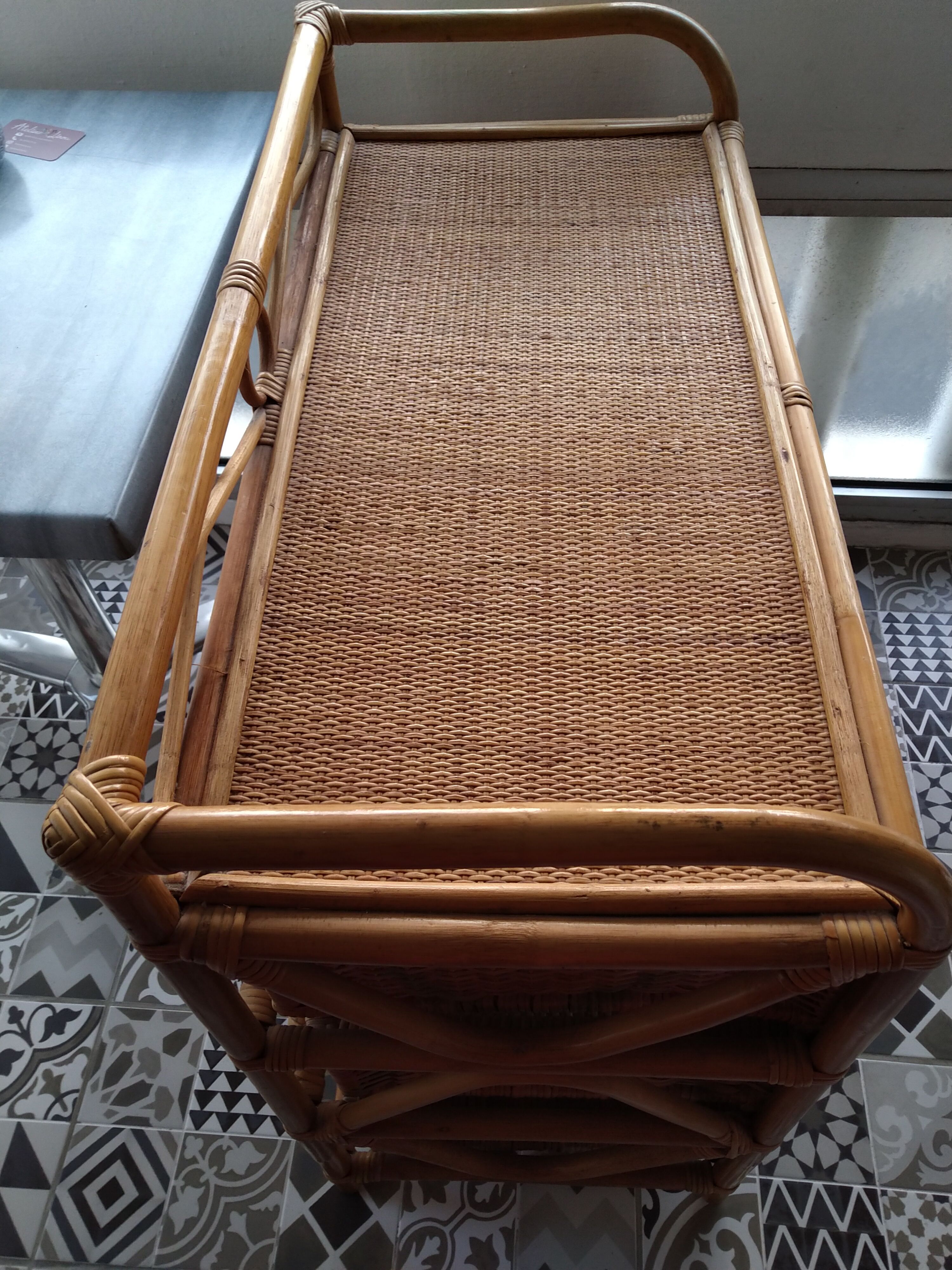 Chest of drawers rattan bamboo
