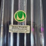 Vase en cristal Walther Kristallglas style Bauhaus