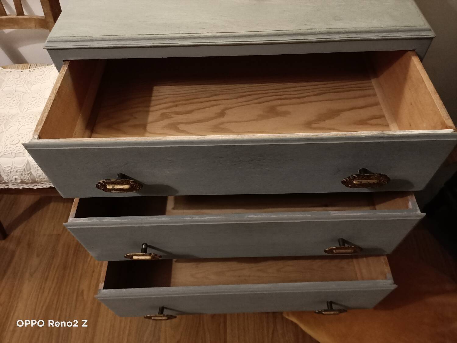Commode bois patinée