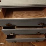 Commode bois patinée