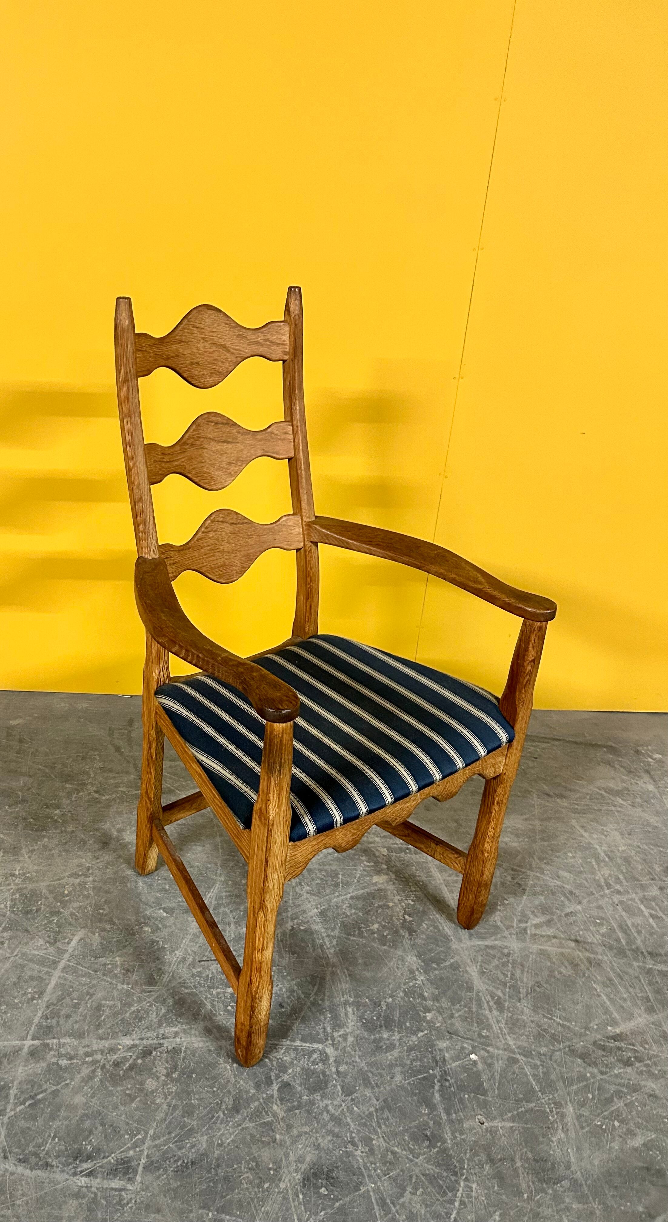Danish vintage oak armchair 1960s