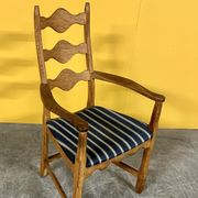 Danish vintage oak armchair 1960s