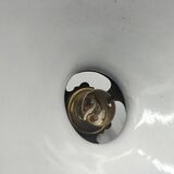 Enameled sheet metal cone pendant light