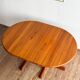 Table ronde extensible en teck de Dyrlund, Danemark