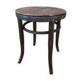 Tabouret de salon en bois courbé Hofmann 1900