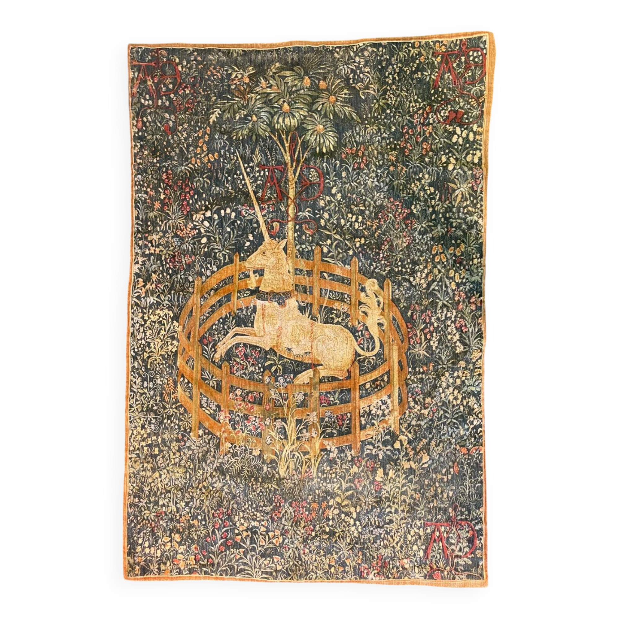 Vintage Wall Tapestry The Captive Unicorn