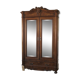 Cabinet 1900 in walnut and walnut bramble veneer