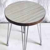 SIF stool in formica and Eiffel legs - 1960s