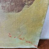 Oil on canvas "Wild horses"