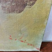 Huile sur toile "Les chevaux sauvages"
