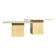 Vintage travertine nesting tables or side tables, 1970s