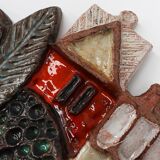 Ceramic wall plaquette by the Belgian Artist Elisabeth Vandeweghe for Ampho