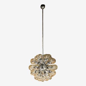 Lustre Spoutnik avec 28 globes en verre produits par Lightolier