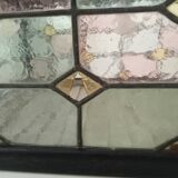 Art deco stained glass pendant from the 30s/40s